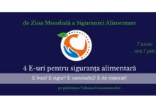 4 E-uri pentru siguranța alimentară: E bun? E sigur? E sustenabil? E de mâncat?